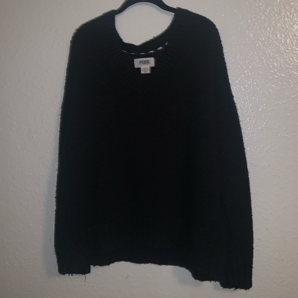 PINK black knit sweater